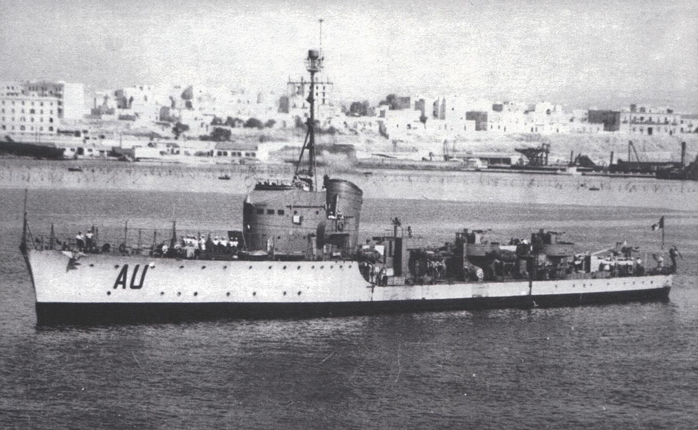 Aretusa в феврале 1956
