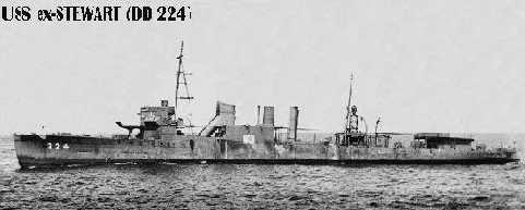DD 224 в 1945