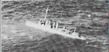 Потопление DD 225 1 марта 1942 артиллерийским огнем японских тяжелых крейсеров
