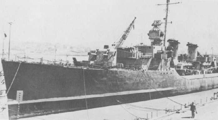 DD 360 в августе 1945